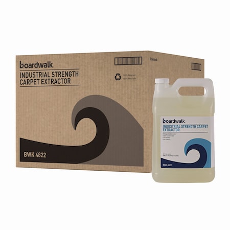 Boardwalk Industrial Strength Carpet Extractor, Clean Scent, 1 gal Bottle, PK4 092400-41ESSN